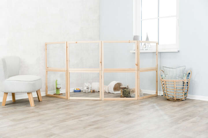 TRIXIE Freilaufgehege für Innen, Zwergkaninchen